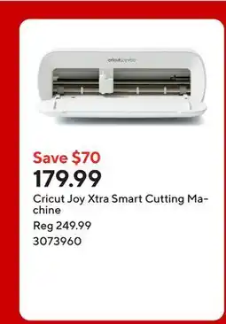 Staples Cricut Joy Xtra Smart Cutting Machine offer