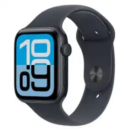 Staples Apple Watch SE 3 - 44 mm - GPS - Midnight Aluminum Case with Midnight Sport Band - S/M offer