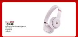 Staples Beats Solo4 Wireless Headphones Cloud Pink offer