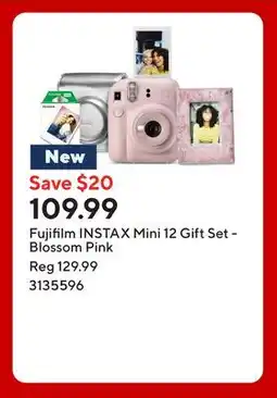 Staples Fujifilm INSTAX Mini 12 Gift Set - Blossom Pink offer