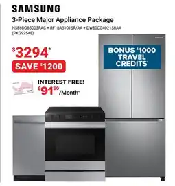 Visions Electronics 3-Piece Major Appliance Package offer