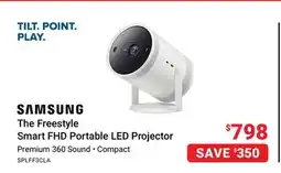 Visions Electronics Samsung The Freestyle Smart FHD Portable LED Projector offer