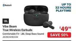 Visions Electronics JBL Vibe Beam True Wireless Earbuds offer