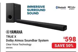 Visions Electronics Yamaha TRUE X Dolby Atmos Soundbar System offer