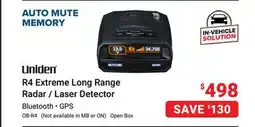 Visions Electronics Uniden R4 Extreme Long Range Radar / Laser Detector offer