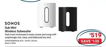 Visions Electronics Sub Mini Wireless Subwoofer offer