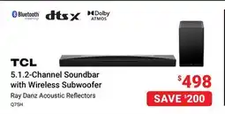Visions Electronics TCL 5.1.2-Channel Soundbar with Wireless Subwoofer offer