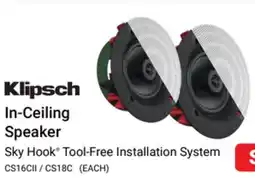 Visions Electronics Klipsch 6.5 In-Ceiling Speaker offer