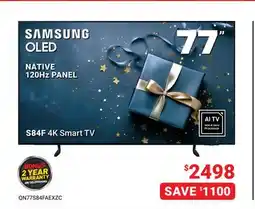 Visions Electronics Samsung 77 S84F 4K Smart TV offer