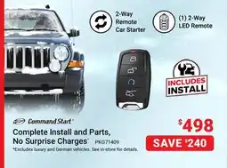 Visions Electronics Complete Install and Parts, No Surprise Charges offer