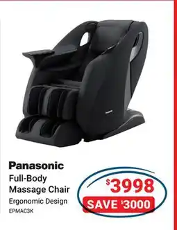Visions Electronics Panasonic Full-Body Massage Chair offer