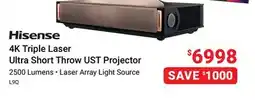 Visions Electronics L9Q 4K Triple Laser Ultra Short Throw offer