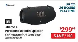 Visions Electronics JBL Xtreme 4 Portable Bluetooth Speaker offer