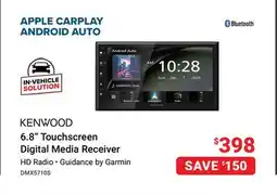 Visions Electronics Kenwood 6.8 Touchscreen Digital Media Receiver offer