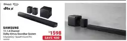 Visions Electronics SAMSUNG 11.1.4-Channel Dolby Atmos Soundbar System offer