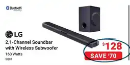 Visions Electronics 2.1-Channel Soundbar with Wireless Subwoofer offer