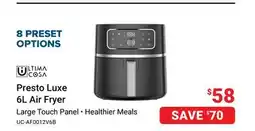 Visions Electronics Presto Luxe 6L Air Fryer offer