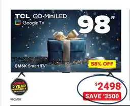 Visions Electronics TCL QD-Mini LED QM6K Smart TV offer