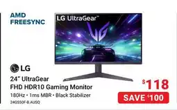 Visions Electronics 24 UltraGear FHD HDR10 Gaming Monitor offer