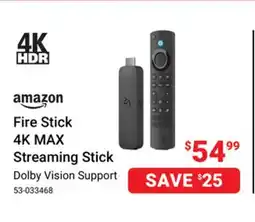 Visions Electronics Fire Stick 4K MAX Streaming Stick offer