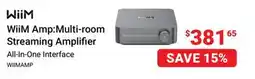 Visions Electronics WiiM Amp:Multi-room Streaming Amplifier offer