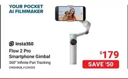 Visions Electronics Insta360 Flow 2 Pro Smartphone Gimbal offer