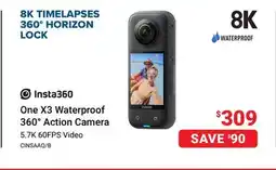 Visions Electronics One X3 Waterproof 360° Action Camera offer
