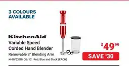Visions Electronics Variable Speed Corded Hand Blender offer