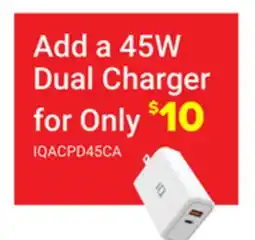 Visions Electronics 45W Dual Charger offer