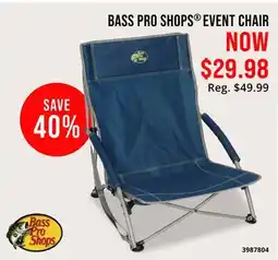 Cabela's BASS PRO SHOPS EVENT CHAIR offer
