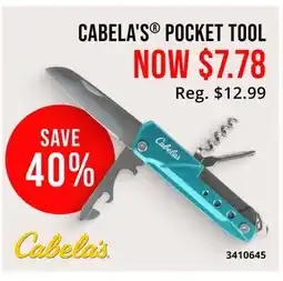 Cabela's CABELA'S POCKET TOOL offer
