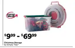 Michaels Christmas Storage by Simply Tidy offer