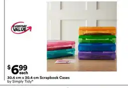 Michaels 30.4 cm x 30.4 cm Scrapbook Cases by Simply Tidy offer