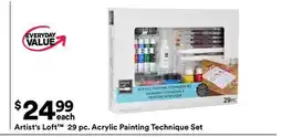 Michaels Artist's Loft 29 pc. Acrylic Painting Technique Set offer