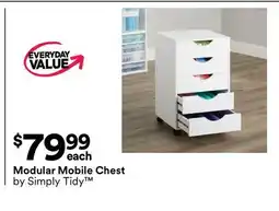 Michaels Modular mobile Chest by Simply Tidy offer