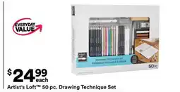 Michaels Artist's Loft 50 pc. Drawing Technique Set offer