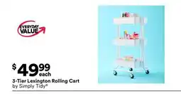 Michaels 3-Tier Lexington rolling Cart by Simply Tidy offer