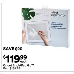 Michaels Cricut BrightPad Go offer