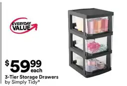 Michaels 3-Tier Storage Drawers by Simply Tidy offer