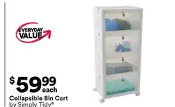 Michaels Collapsible Bin Cart by Simply Tidy offer
