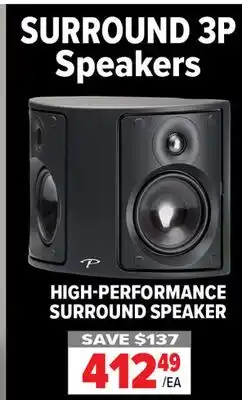 2001 Audio Video HIGH-PERFORMANCE SURROUND SPEAKER offer