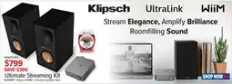 2001 Audio Video WIIMR60MK Klipsch Ultimate Streaming Kit offer