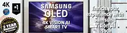 2001 Audio Video QN55S90F 55 SAMSUNG 4K VISION A1 SMART TV offer