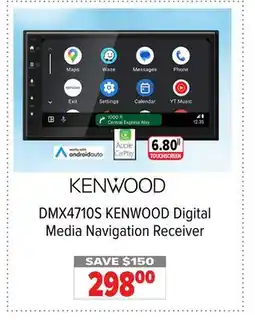 2001 Audio Video DMX4710S KENWOOD Digital Media Navigation Receiver offer