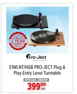 2001 Audio Video PRO-JECT Plug & Play Entry Level Turntable offer