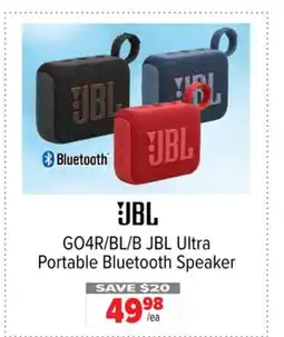 2001 Audio Video GO4R/BL/B JBL Ultra Portable Bluetooth Speaker offer