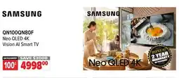 2001 Audio Video SAMSUNG QN100QN80F Neo QLED 4K Vision AI Smart TV offer