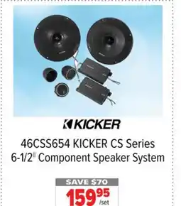 2001 Audio Video 46CSS654 KICKER CS Series 6-1/2 Component Speaker System offer