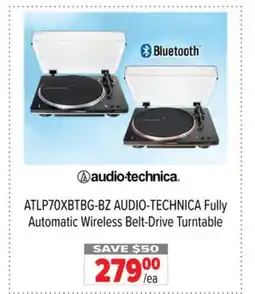2001 Audio Video ATLP70XBTBG-BZ AUDIO-TECHNICA Fully Automatic Wireless Belt-Drive Turntable offer