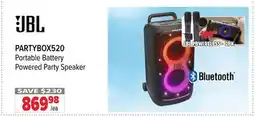 2001 Audio Video PARTYBOX520 Portable Battery Powered Party Speaker offer